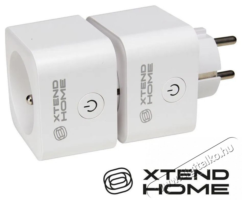 XTEND HOME  XTH-ZA101M (Tuya), 2 db H&aacute;ztart&aacute;s / Otthon / K&uuml;lt&eacute;r - Okos otthon - Okos konnektor - 520478