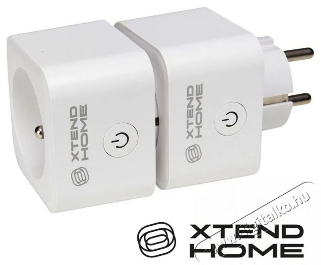 XTEND HOME  XTH-ZA101M (Tuya), 2 db H&aacute;ztart&aacute;s / Otthon / K&uuml;lt&eacute;r - Okos otthon - Okos konnektor - 520478