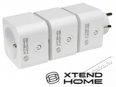 XTEND HOME  XTH-ZA101M (Tuya), 3 db H&aacute;ztart&aacute;s / Otthon / K&uuml;lt&eacute;r - Okos otthon - Okos konnektor - 520479