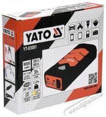 YATO Ind&iacute;t&oacute; berendez&eacute;s &eacute;s powerbank 9000 mAh Aut&oacute;hifi / Aut&oacute; felszerel&eacute;s - Aut&oacute;s / aut&oacute;hifi kieg&eacute;sz&iacute;tő - Aut&oacute; akkumul&aacute;tor t&ouml;ltő - 532406