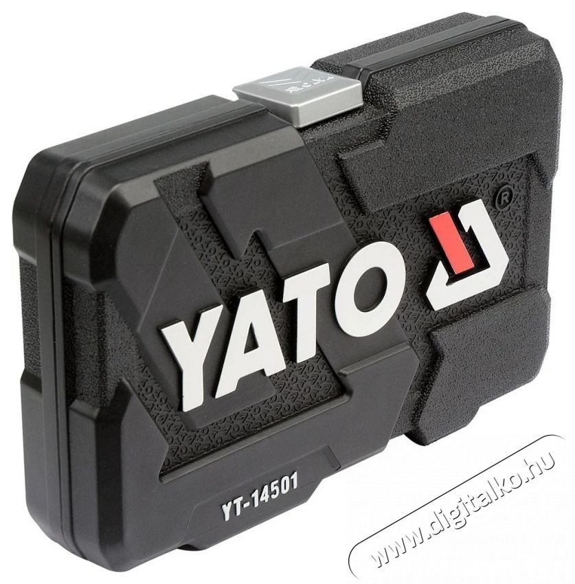 YATO Dug&oacute;kulcs k&eacute;szlet, 1/4  56 db, XS H&aacute;ztart&aacute;s / Otthon / K&uuml;lt&eacute;r - Szersz&aacute;m - Csavarh&uacute;z&oacute; / kulcs / f&uacute;r&oacute; / szersz&aacute;m k&eacute;szlet - 520496