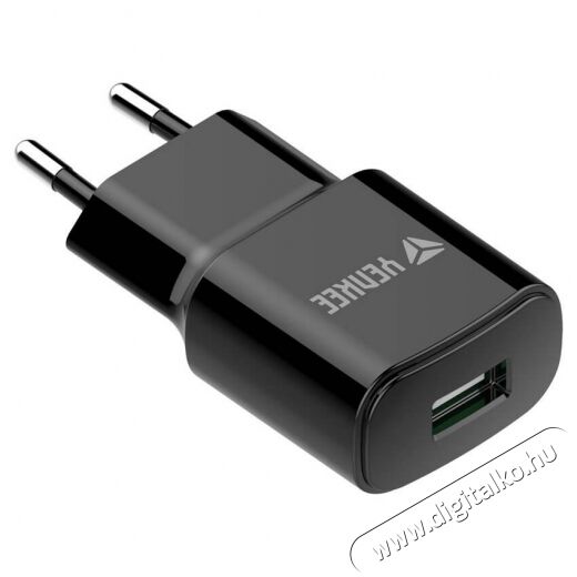 Yenkee YAC 2013 BK h&aacute;l&oacute;zati USB t&ouml;ltő - fekete Mobil / Kommunik&aacute;ci&oacute; / Smart - Mobiltelefon kieg&eacute;sz&iacute;tő / tok - H&aacute;l&oacute;zati-, aut&oacute;s t&ouml;ltő - 349390