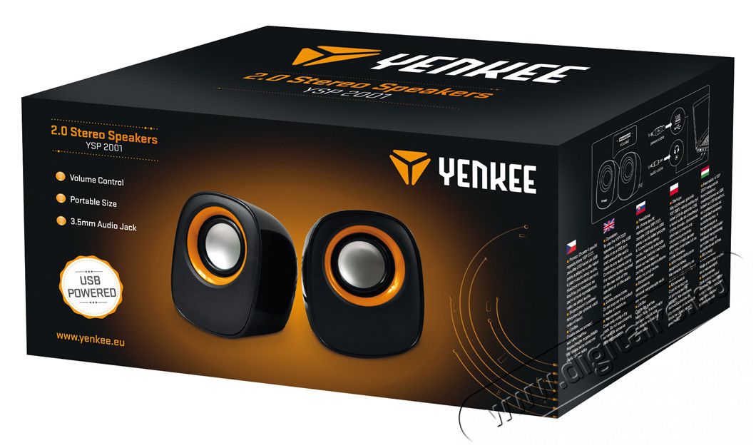 Yenkee YSP 2001 BK Mini hangsz&oacute;r&oacute; - fekete Iroda &eacute;s sz&aacute;m&iacute;t&aacute;stechnika - PC hangsz&oacute;r&oacute; / hangfal - 275073