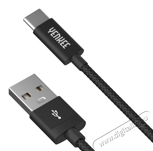 Yenkee YCU 302 BK USB A 2.0 - C k&aacute;bel - 2 m&eacute;ter Tv kieg&eacute;sz&iacute;tők - K&aacute;bel / csatlakoz&oacute; - USB k&aacute;bel - 342992