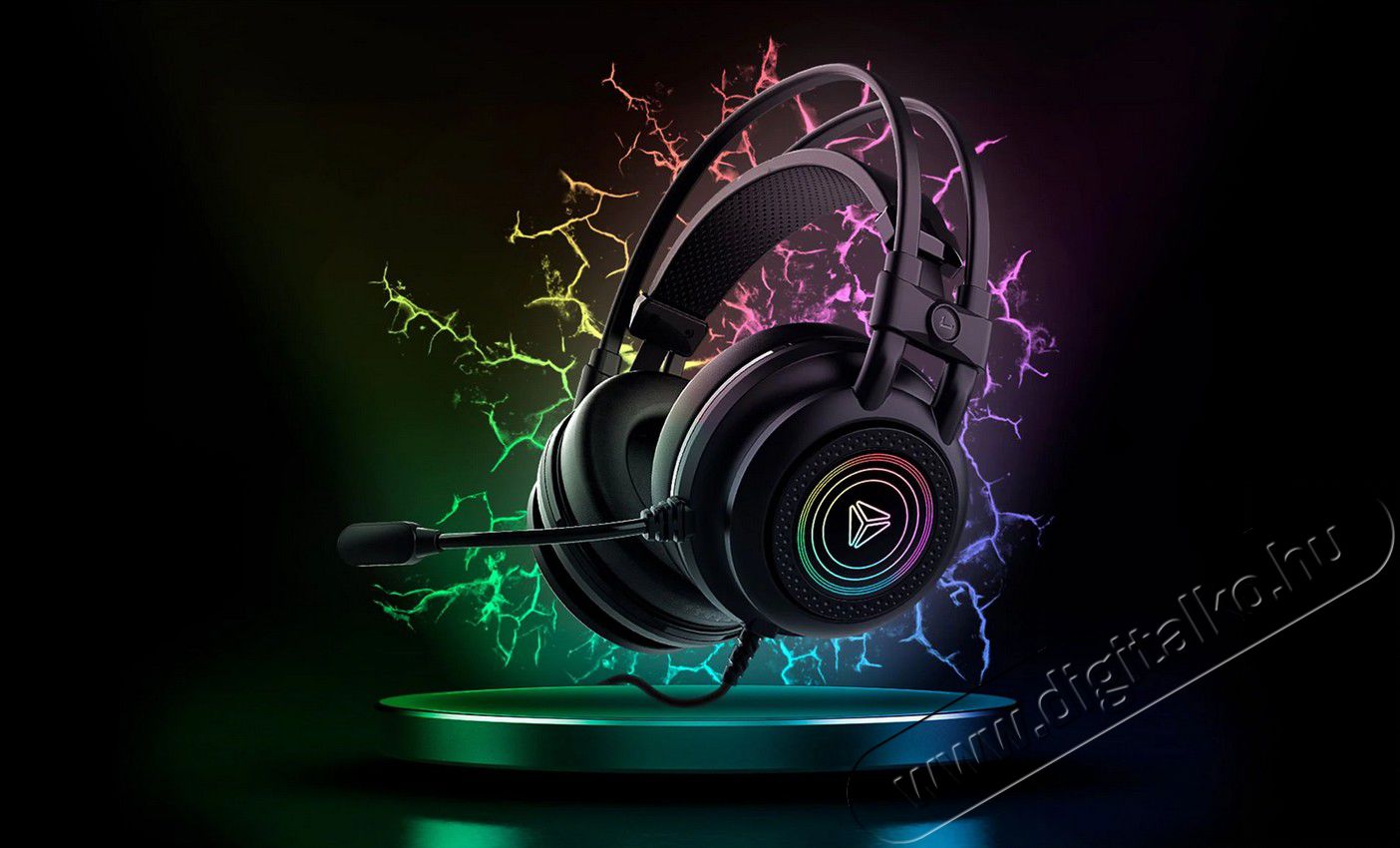 Yenkee YHP 3035 Shadow gamer fejhallgat&oacute; Audio-Video / Hifi / Multim&eacute;dia - F&uuml;l &eacute;s Fejhallgat&oacute;k - Fejhallgat&oacute; mikrofonnal / headset - 367238