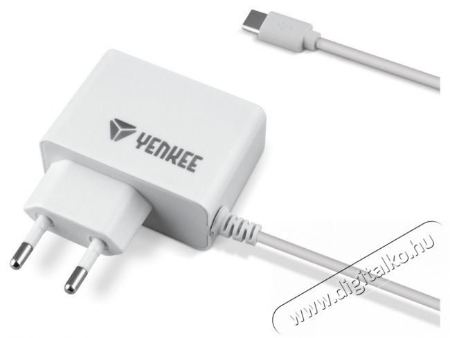 Yenkee YAC 2027WH Type C t&ouml;ltő 2A Mobil / Kommunik&aacute;ci&oacute; / Smart - Mobiltelefon kieg&eacute;sz&iacute;tő / tok - H&aacute;l&oacute;zati-, aut&oacute;s t&ouml;ltő - 376904