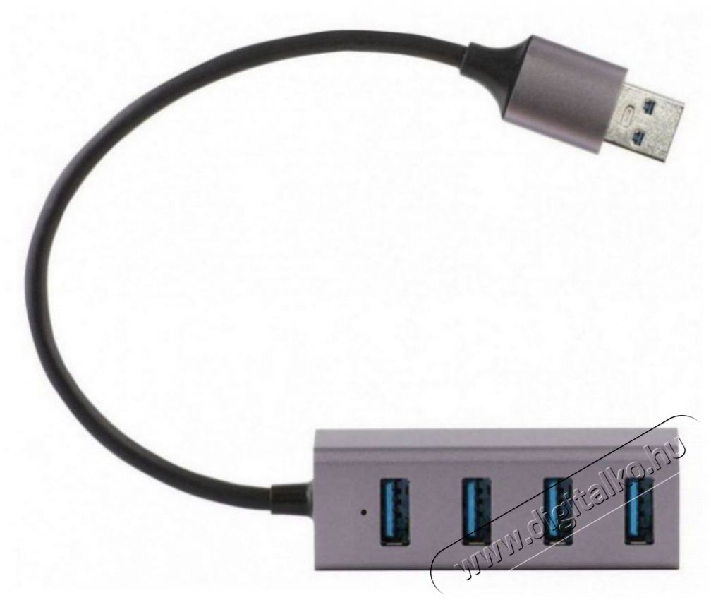 Yenkee YHB 4300 USB 3.0 HUB 4x alum&iacute;nium eloszt&oacute; H&aacute;ztart&aacute;s / Otthon / K&uuml;lt&eacute;r - Vil&aacute;g&iacute;t&aacute;s / elektromoss&aacute;g - H&aacute;l&oacute;zati eloszt&oacute; / hosszabb&iacute;t&oacute; / adapter - 376926