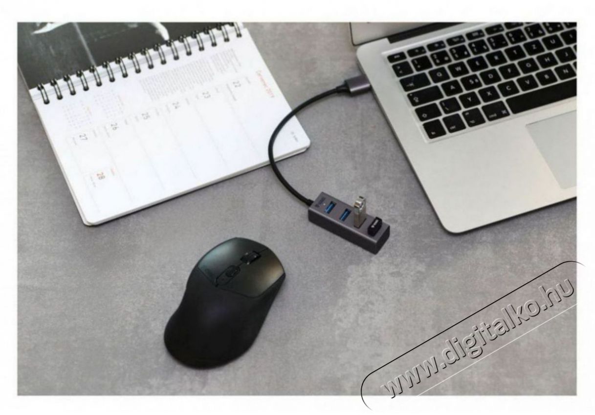Yenkee YHB 4300 USB 3.0 HUB 4x alum&iacute;nium eloszt&oacute; H&aacute;ztart&aacute;s / Otthon / K&uuml;lt&eacute;r - Vil&aacute;g&iacute;t&aacute;s / elektromoss&aacute;g - H&aacute;l&oacute;zati eloszt&oacute; / hosszabb&iacute;t&oacute; / adapter - 376926