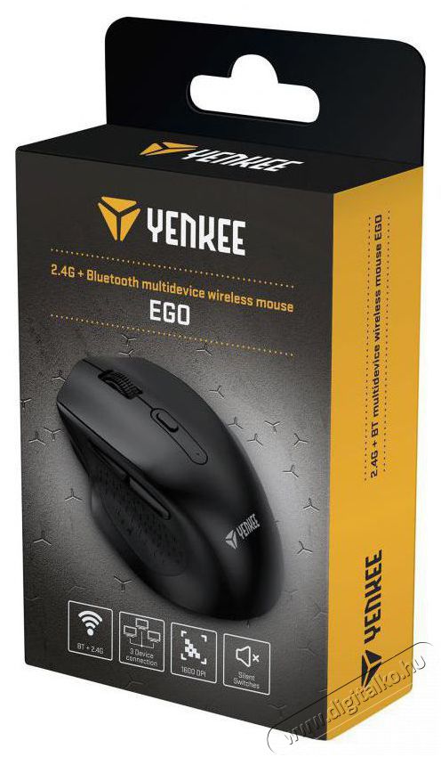 Yenkee YMS 2050BK Dual EGO vezet&eacute;k n&eacute;lk&uuml;li eg&eacute;r Iroda &eacute;s sz&aacute;m&iacute;t&aacute;stechnika - Eg&eacute;r - Vezet&eacute;k n&eacute;lk&uuml;li eg&eacute;r - 376939