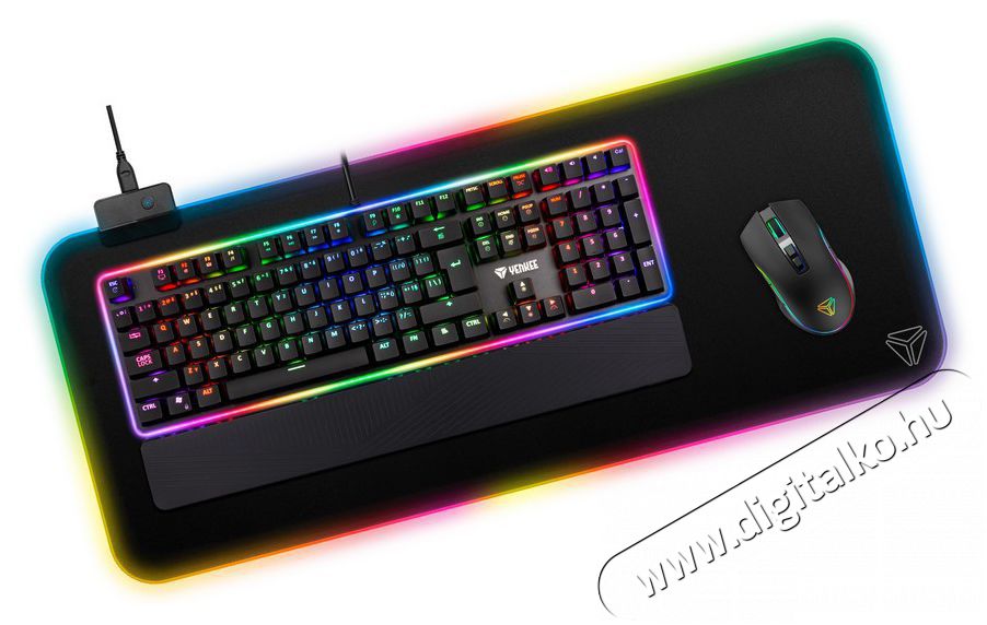 Yenkee YPM 3006 RGB gamer eg&eacute;rpad Iroda &eacute;s sz&aacute;m&iacute;t&aacute;stechnika - Eg&eacute;r - Eg&eacute;rpad - 376943