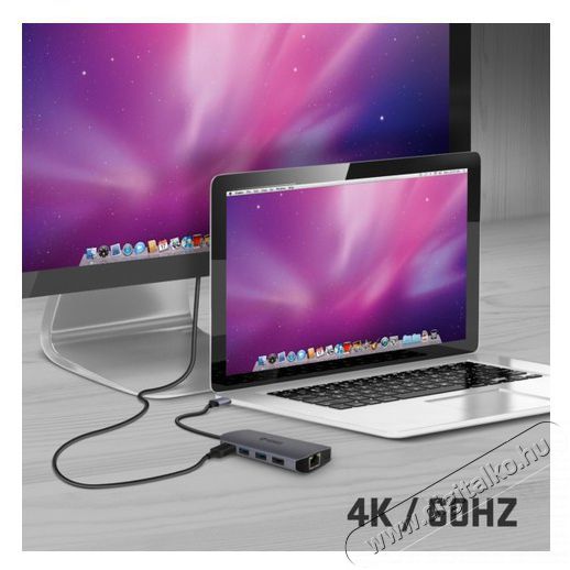Yenkee YTC 081 Multiport USB-C HUB 8 az 1-ben eloszt&oacute; Iroda &eacute;s sz&aacute;m&iacute;t&aacute;stechnika - Notebook kieg&eacute;sz&iacute;tő - USB hub / eloszt&oacute; - 376960