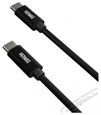 Yenkee YCU C102 BK k&aacute;bel USB C-C 2.0/ 2m Tv kieg&eacute;sz&iacute;tők - K&aacute;bel / csatlakoz&oacute; - USB k&aacute;bel - 400823