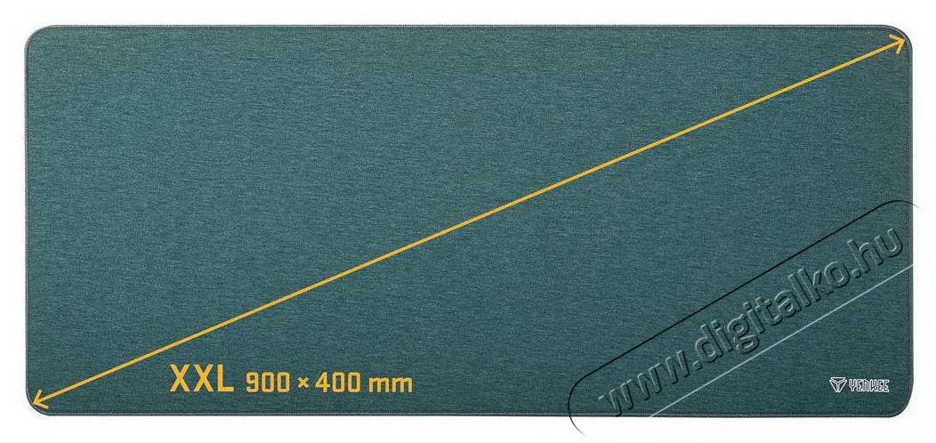Yenkee YPM 9040GN Office mouse pad XXL Iroda &eacute;s sz&aacute;m&iacute;t&aacute;stechnika - Eg&eacute;r - Eg&eacute;rpad - 400847