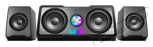 Yenkee YSP 215 BK Desktop Speaker System Audio-Video / Hifi / Multim&eacute;dia - Hangfal - Hangfalszett - Hangfalszett - 400850