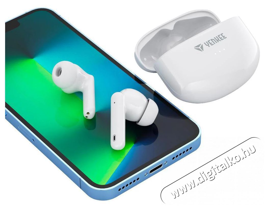 Yenkee YHP 08BT ANC TWS earphones HARMON Audio-Video / Hifi / Multim&eacute;dia - F&uuml;l &eacute;s Fejhallgat&oacute;k - F&uuml;lhallgat&oacute; - 491124