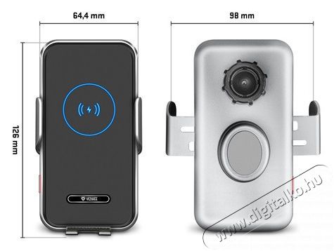 Yenkee YSM 611 Car phone holder 15W Aut&oacute;hifi / Aut&oacute; felszerel&eacute;s - Aut&oacute;s tart&oacute; - 476564