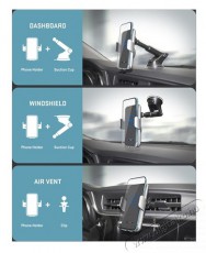 Yenkee YSM 611 Car phone holder 15W Aut&oacute;hifi / Aut&oacute; felszerel&eacute;s - Aut&oacute;s tart&oacute; - 476564