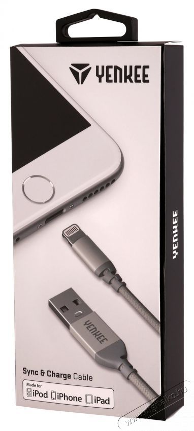 Yenkee YCU 612 MFi SR USB/lightning 2m Mobil / Kommunik&aacute;ci&oacute; / Smart - Mobiltelefon kieg&eacute;sz&iacute;tő / tok - K&aacute;bel / &aacute;talak&iacute;t&oacute; - 400814