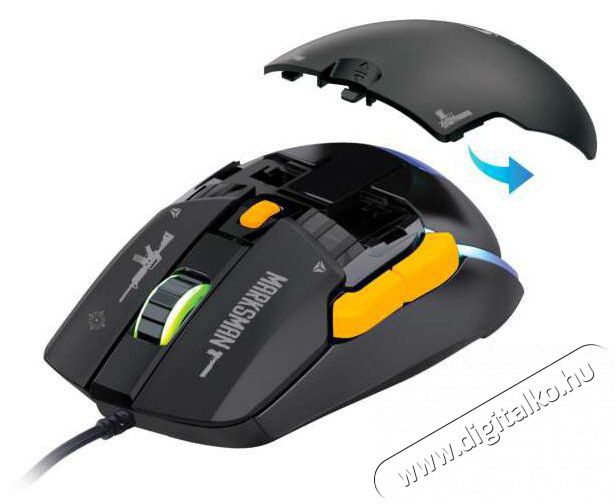 Yenkee YMS 3600BK Marksman Gaming Mouse Iroda &eacute;s sz&aacute;m&iacute;t&aacute;stechnika - Eg&eacute;r - Vezet&eacute;kes eg&eacute;r - 493029