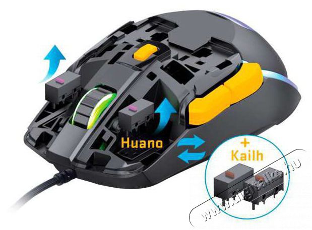 Yenkee YMS 3600BK Marksman Gaming Mouse Iroda &eacute;s sz&aacute;m&iacute;t&aacute;stechnika - Eg&eacute;r - Vezet&eacute;kes eg&eacute;r - 493029