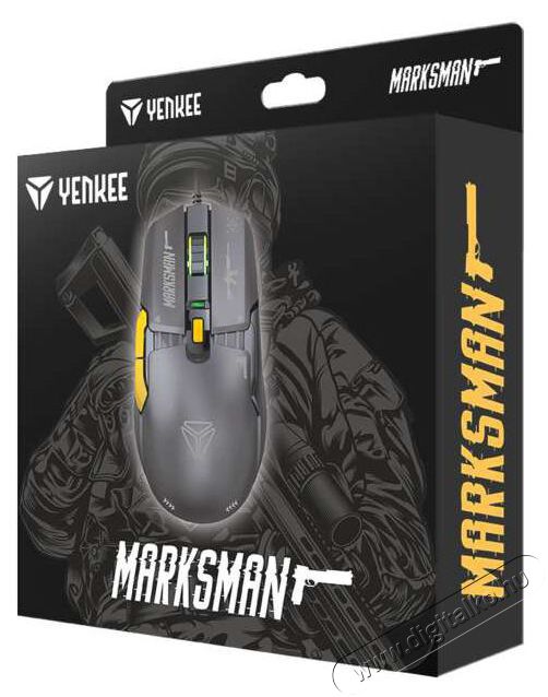 Yenkee YMS 3600BK Marksman Gaming Mouse Iroda &eacute;s sz&aacute;m&iacute;t&aacute;stechnika - Eg&eacute;r - Vezet&eacute;kes eg&eacute;r - 493029