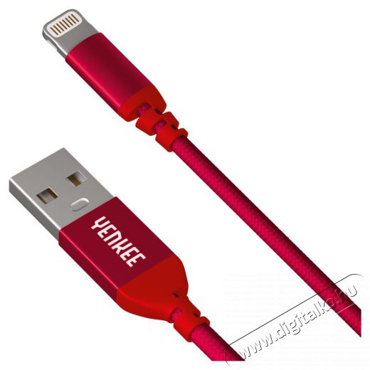 Yenkee YCU 611 MFi RD USB/lightning 1m Iroda &eacute;s sz&aacute;m&iacute;t&aacute;stechnika - Sz&aacute;m&iacute;t&oacute;g&eacute;p tartoz&eacute;k - USB k&aacute;bel - 400813