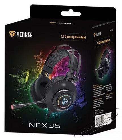 Yenkee YHP 3036 NEXUS Gaming fejhallgat&oacute; USB Audio-Video / Hifi / Multim&eacute;dia - F&uuml;l &eacute;s Fejhallgat&oacute;k - Fejhallgat&oacute; mikrofonnal / headset - 495038