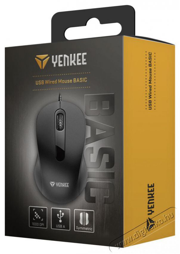 Yenkee YMS 003BK eg&eacute;r USB BASIC Iroda &eacute;s sz&aacute;m&iacute;t&aacute;stechnika - Eg&eacute;r - Vezet&eacute;kes eg&eacute;r - 495040