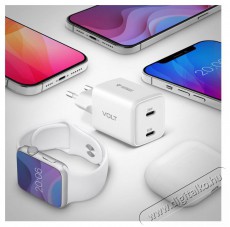 Yenkee YAC G35D VOLT Charger 2x18W GaN Mobil / Kommunik&aacute;ci&oacute; / Smart - Mobiltelefon kieg&eacute;sz&iacute;tő / tok - H&aacute;l&oacute;zati-, aut&oacute;s t&ouml;ltő - 495009