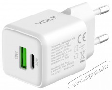 Yenkee YAC G38 VOLT Charger 18+20W GaN Mobil / Kommunik&aacute;ci&oacute; / Smart - Mobiltelefon kieg&eacute;sz&iacute;tő / tok - H&aacute;l&oacute;zati-, aut&oacute;s t&ouml;ltő - 495010