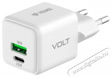 Yenkee YAC G38 VOLT Charger 18+20W GaN Mobil / Kommunik&aacute;ci&oacute; / Smart - Mobiltelefon kieg&eacute;sz&iacute;tő / tok - H&aacute;l&oacute;zati-, aut&oacute;s t&ouml;ltő - 495010