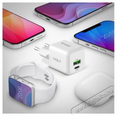 Yenkee YAC G38 VOLT Charger 18+20W GaN Mobil / Kommunik&aacute;ci&oacute; / Smart - Mobiltelefon kieg&eacute;sz&iacute;tő / tok - H&aacute;l&oacute;zati-, aut&oacute;s t&ouml;ltő - 495010