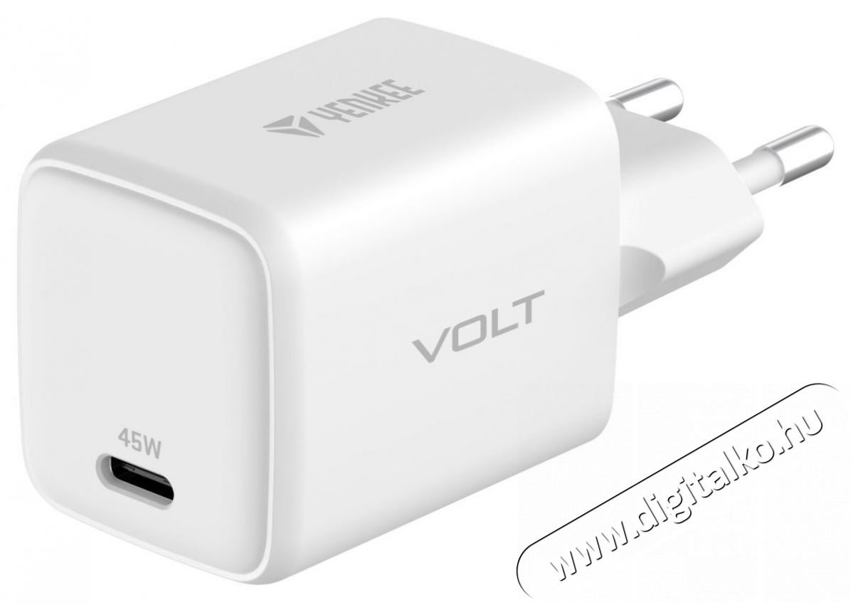 Yenkee YAC G45 VOLT Charger USB C 45W Mobil / Kommunik&aacute;ci&oacute; / Smart - Mobiltelefon kieg&eacute;sz&iacute;tő / tok - H&aacute;l&oacute;zati-, aut&oacute;s t&ouml;ltő - 495011
