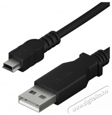 Yenkee YCU 010 BK USB A / miniUSB 1,5m Tv kieg&eacute;sz&iacute;tők - K&aacute;bel / csatlakoz&oacute; - USB k&aacute;bel - 495026
