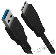 Yenkee YCU 011 BK USB A 3.0/Micro B 1,5m Iroda &eacute;s sz&aacute;m&iacute;t&aacute;stechnika - Sz&aacute;m&iacute;t&oacute;g&eacute;p tartoz&eacute;k - USB k&aacute;bel - 495027