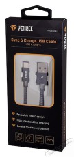 Yenkee YCU 012 BK USB A 2.0 M/M cable Iroda &eacute;s sz&aacute;m&iacute;t&aacute;stechnika - Sz&aacute;m&iacute;t&oacute;g&eacute;p tartoz&eacute;k - USB k&aacute;bel - 495028