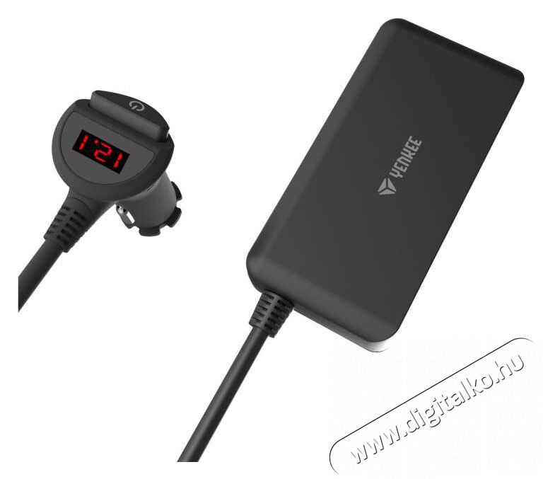 Yenkee YAC 450 aut&oacute;s t&ouml;ltőadapter Aut&oacute;hifi / Aut&oacute; felszerel&eacute;s - Aut&oacute;s t&ouml;ltő / szivargy&uacute;jt&oacute; adapter - 491122