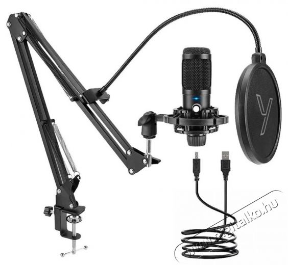 Yenkee YMC 1031 STREAMER 2.0 microphone Fot&oacute;-Vide&oacute; kieg&eacute;sz&iacute;tők - Mikrofon - Fot&oacute;-vide&oacute; mikrofon - 496758