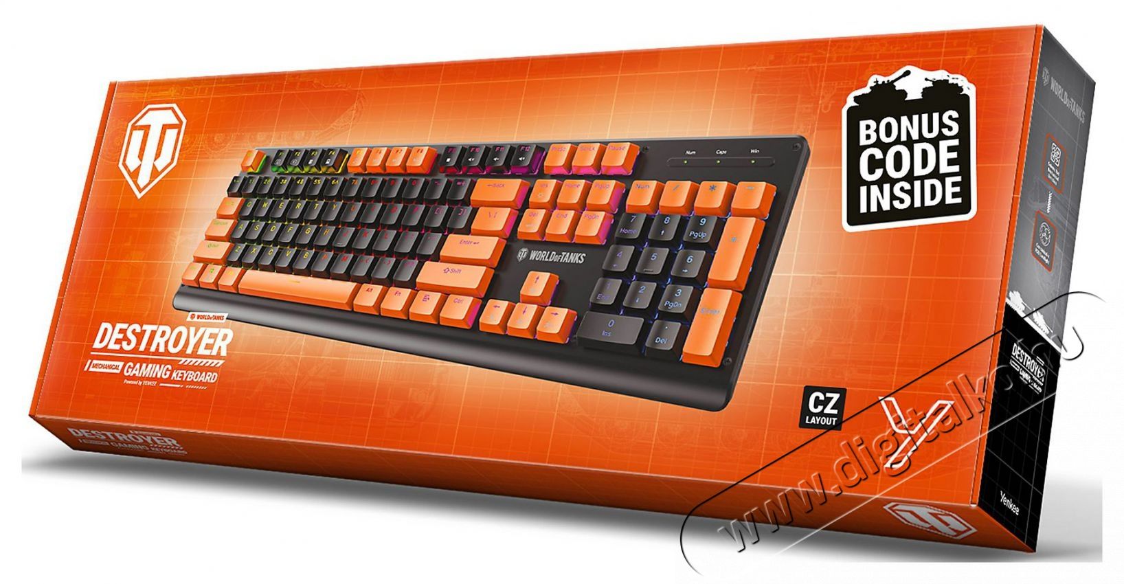 Yenkee YKB WT300US GAMER BILLENTYŰZET Iroda &eacute;s sz&aacute;m&iacute;t&aacute;stechnika - Billentyűzet / billentyűzet szett - Vezet&eacute;k n&eacute;lk&uuml;li - 517191