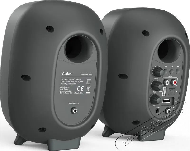 Yenkee YSP 2060 Audio-Video / Hifi / Multim&eacute;dia - Hangfal - Hangfalszett - Polc / &aacute;llv&aacute;nyos/ h&aacute;tt&eacute;r hangsug&aacute;rz&oacute; - 520508