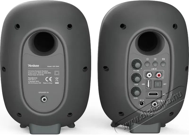 Yenkee YSP 2060 Audio-Video / Hifi / Multim&eacute;dia - Hangfal - Hangfalszett - Polc / &aacute;llv&aacute;nyos/ h&aacute;tt&eacute;r hangsug&aacute;rz&oacute; - 520508