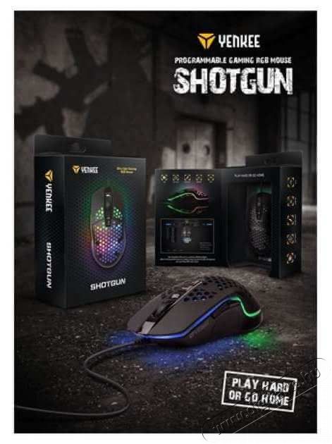 Yenkee YMS 3030BK SHOTGUN gaming eg&eacute;r Iroda &eacute;s sz&aacute;m&iacute;t&aacute;stechnika - Eg&eacute;r - Vezet&eacute;kes eg&eacute;r - 367258