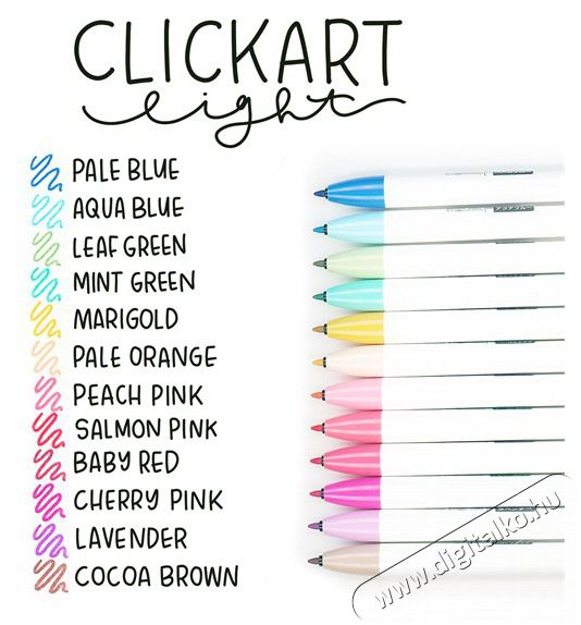 Zebra ClickArt nyom&oacute;gombos 12 db-os filctoll k&eacute;szlet Iroda &eacute;s sz&aacute;m&iacute;t&aacute;stechnika - Sz&aacute;mol&oacute;g&eacute;p - Irodai - 507570