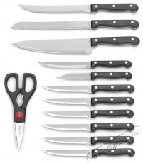 Zeller blokk 12 k&eacute;ssel, gumifa, 9 x 12 x 32,5 cm Konyhai term&eacute;kek - Konyhai eszk&ouml;z - Egy&eacute;b konyhai eszk&ouml;z - 505057