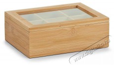 Zeller Bambusz teafilter tart&oacute; doboz, 21 &times; 16 &times; 7,5 cm Konyhai term&eacute;kek - Egy&eacute;b / Konyhai kieg&eacute;sz&iacute;tő - 520512