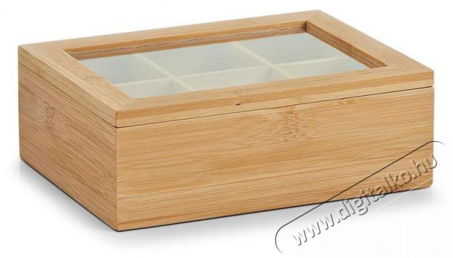 Zeller Bambusz teafilter tart&oacute; doboz, 21 &times; 16 &times; 7,5 cm Konyhai term&eacute;kek - Egy&eacute;b / Konyhai kieg&eacute;sz&iacute;tő - 520512