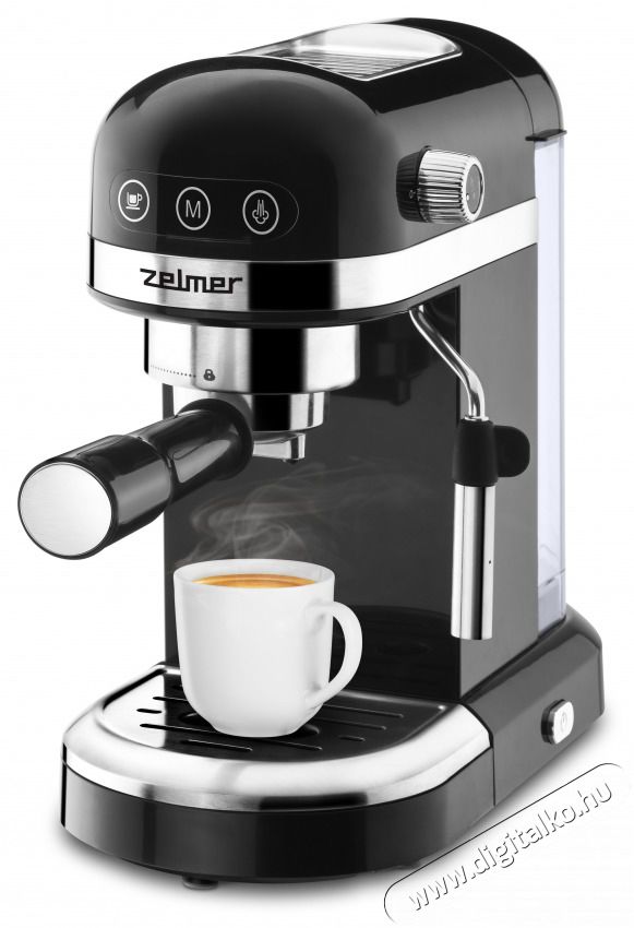 Zelmer K&aacute;v&eacute;főző Expresso ZCM7295 Palermo Konyhai term&eacute;kek - K&aacute;v&eacute;főző / k&aacute;v&eacute;&ouml;rlő / kieg&eacute;sz&iacute;tő - Pressz&oacute; k&aacute;v&eacute;főző - 499827