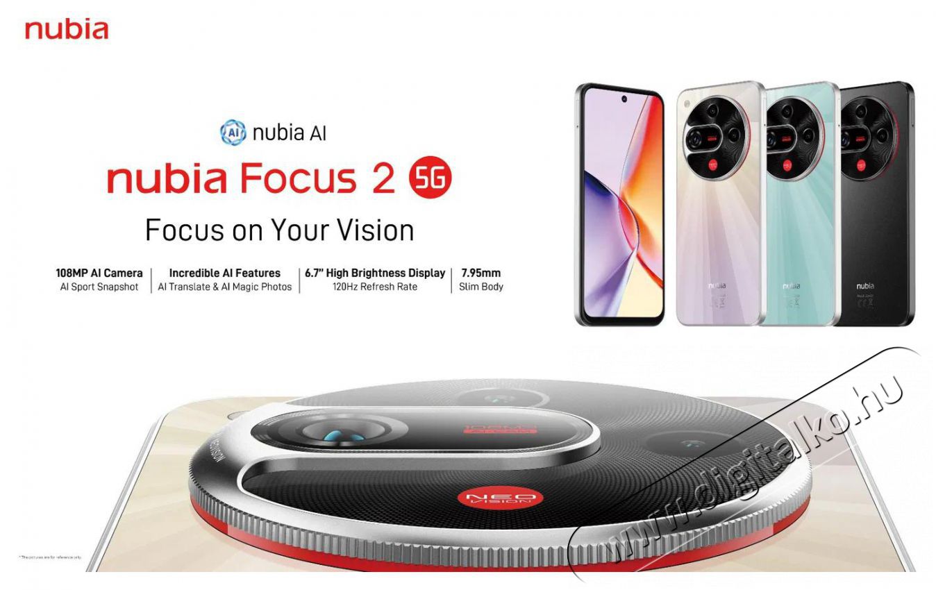 ZTE Nubia Focus 2 5G 8GB/256GB Black Mobil / Kommunik&aacute;ci&oacute; / Smart - Okostelefon - Android - 528392