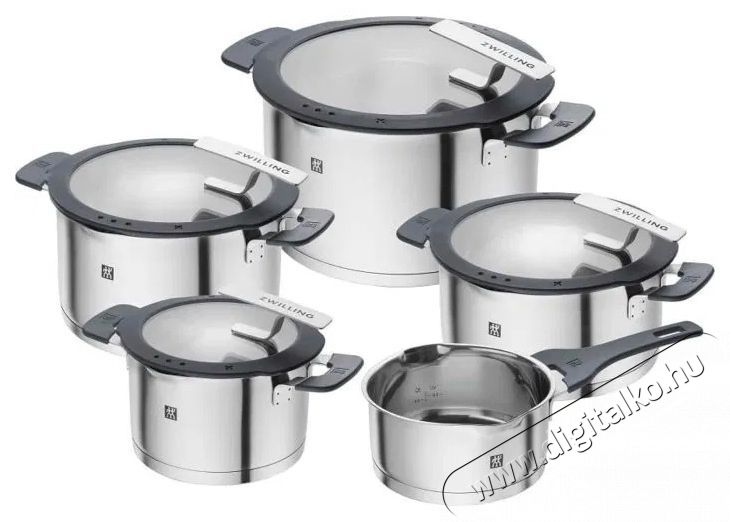 Zwilling Simplify főzőed&eacute;nyk&eacute;szlet ki&ouml;nt&eacute;ssel 5 db Konyhai term&eacute;kek - Ed&eacute;ny - Ed&eacute;ny k&eacute;szlet - 505060