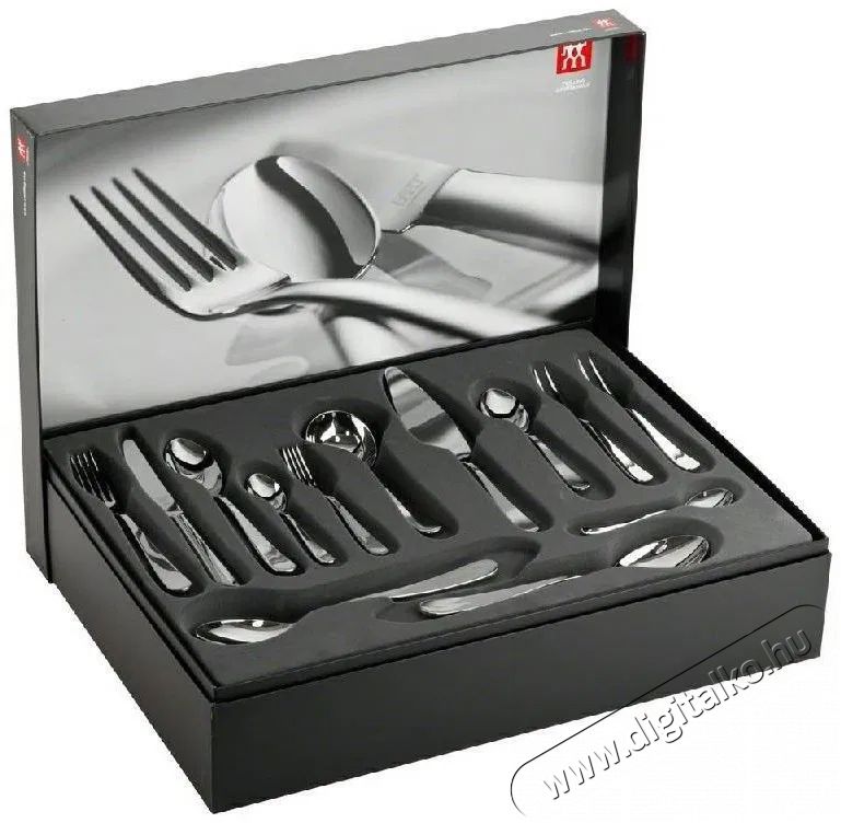 Zwilling ABERDEEN evőeszk&ouml;z&ouml;k 18/10 rozsdamentes ac&eacute;l, 68db Konyhai term&eacute;kek - &Eacute;tk&eacute;szlet - Evőeszk&ouml;z k&eacute;szlet - 520522